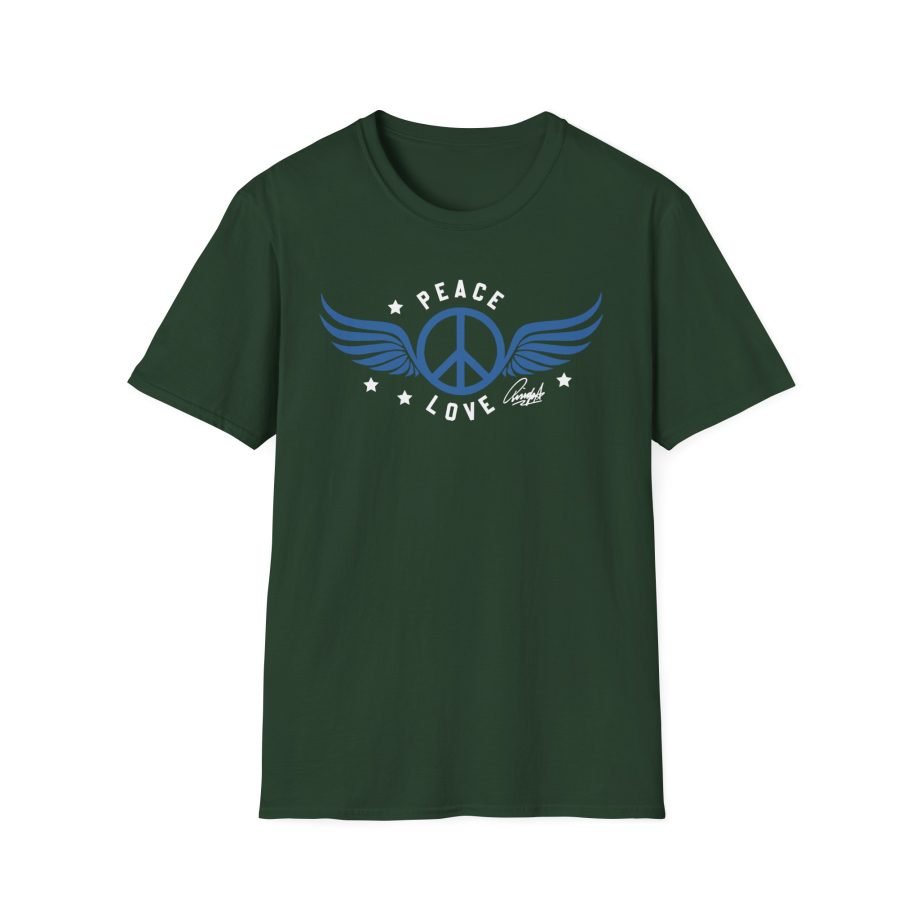 Ringo Starr Peace Love Unisex Softstyle T-Shirt