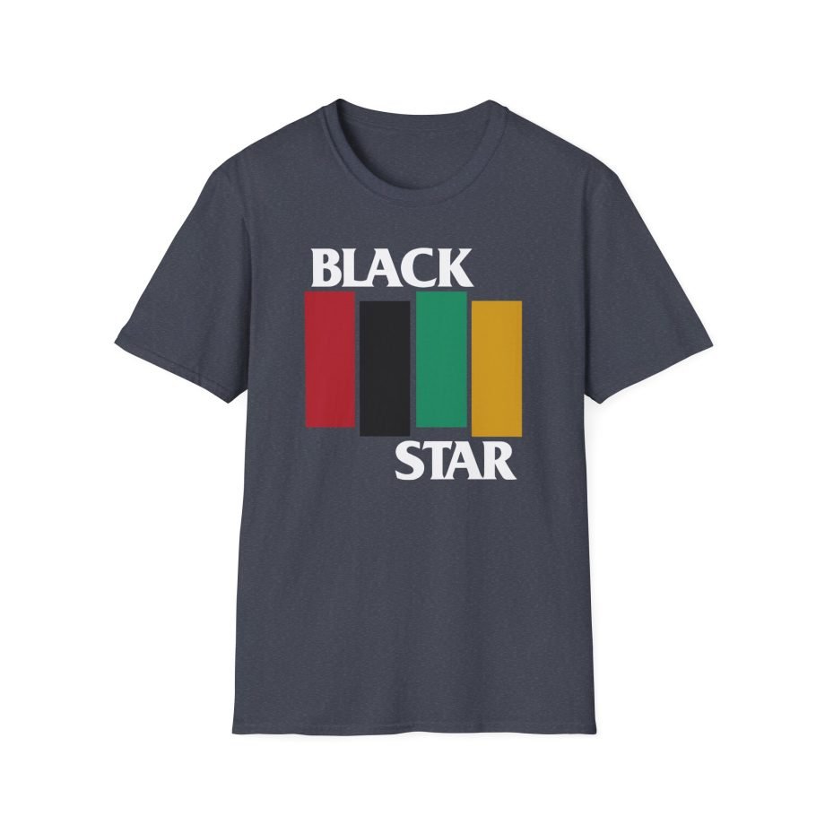 Black Star Flag Unisex Softstyle T-Shirt