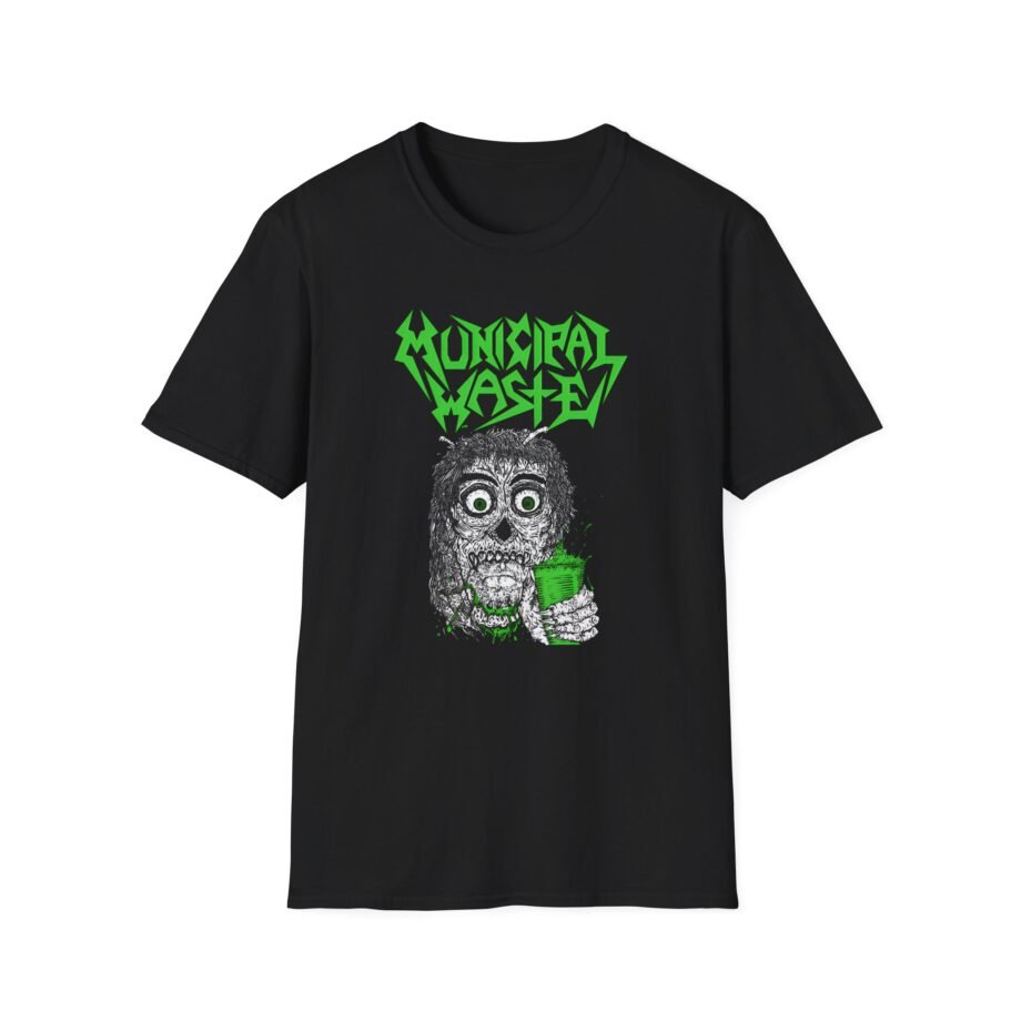 Municipal Waste Beer Zombie Unisex Softstyle T-Shirt
