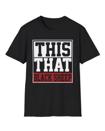 Black Sheep This That Unisex Softstyle T-Shirt