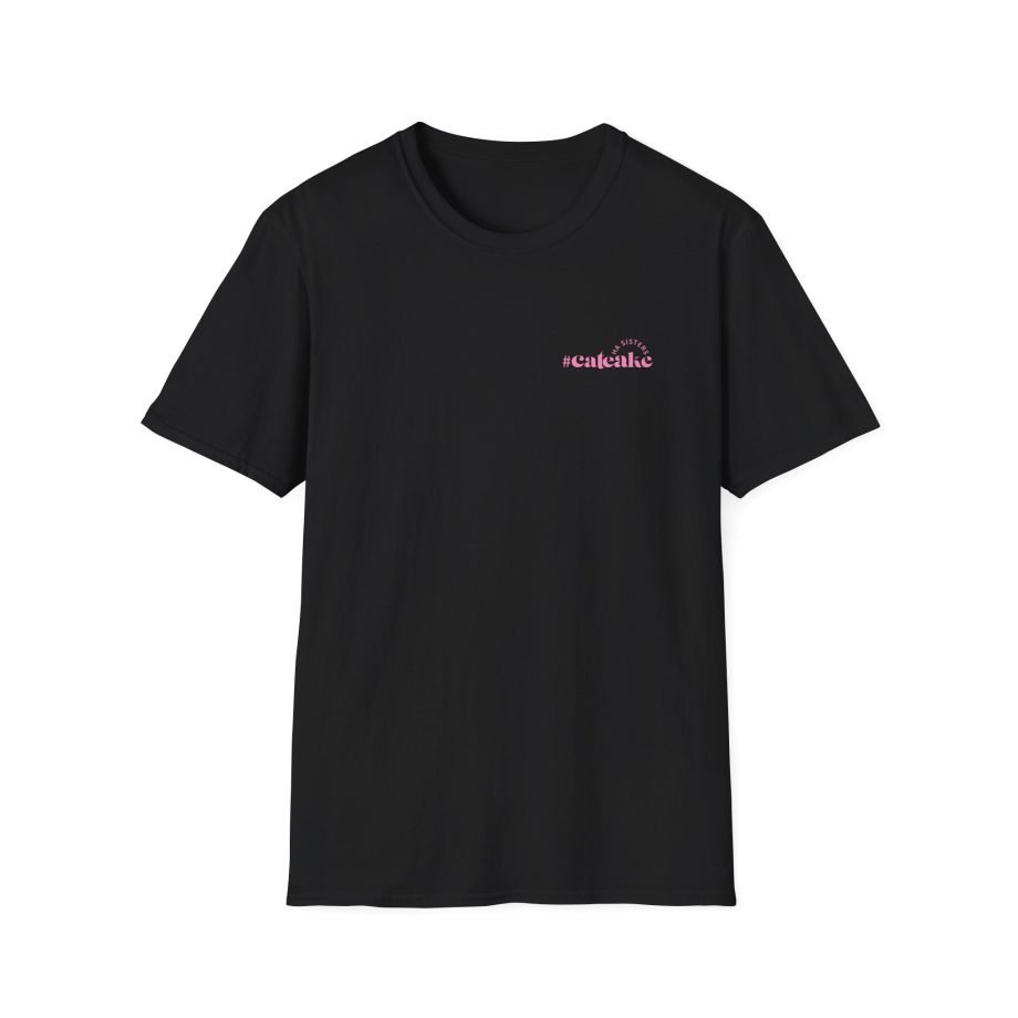 Evelyn Ha Ha Sisters Cat Cake unisex softstyle t-shirt