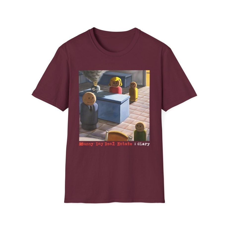 Sunny Day Real Estate Diary Lp Square Cover Unisex Softstyle T-Shirt