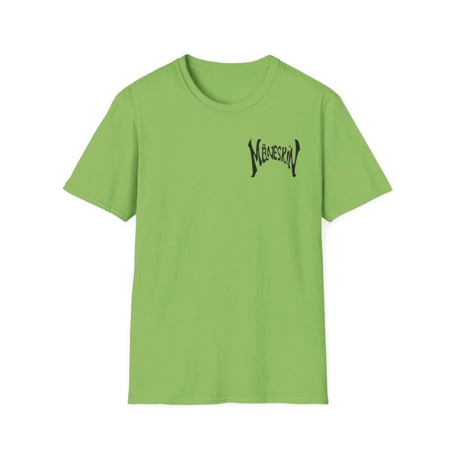 Maneskin Pocket Logo & Zitti e Buoni Circle Unisex Softstyle T-Shirt