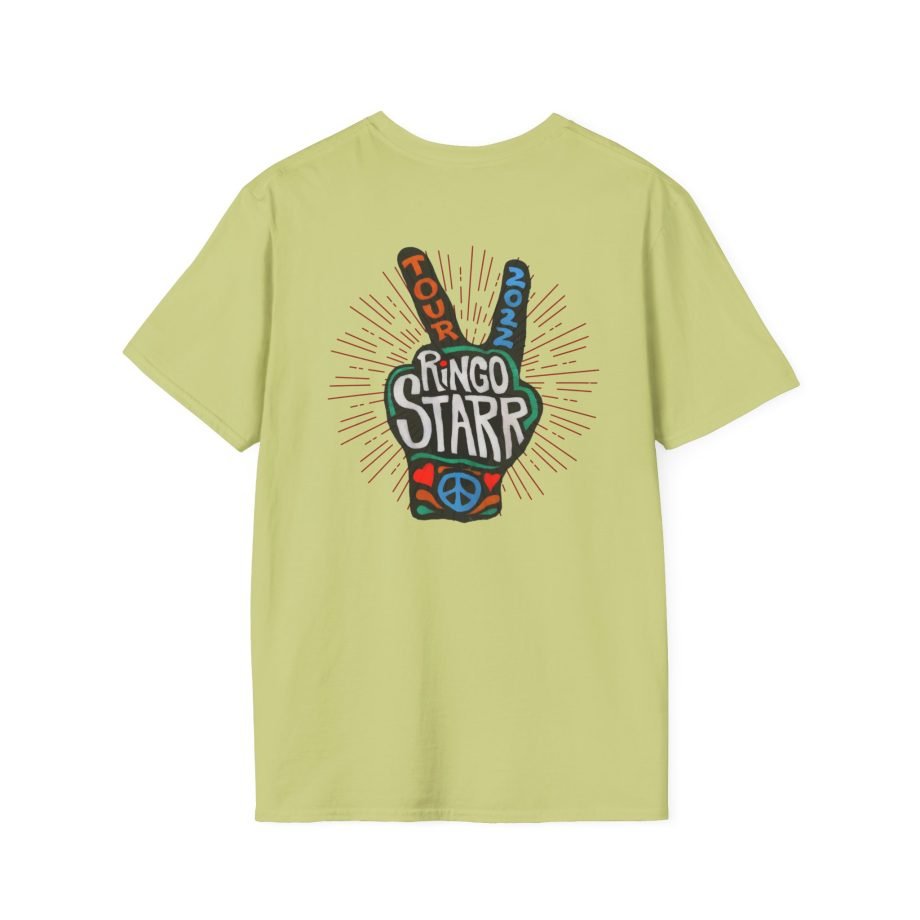 Ringo Starr Peace Illustration Unisex Softstyle T-Shirt