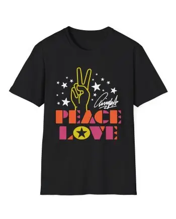 Ringo Starr Peace & Love Peace Sign Unisex Softstyle T-Shirt