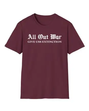 All Out War Extinction Unisex Softstyle T-Shirt