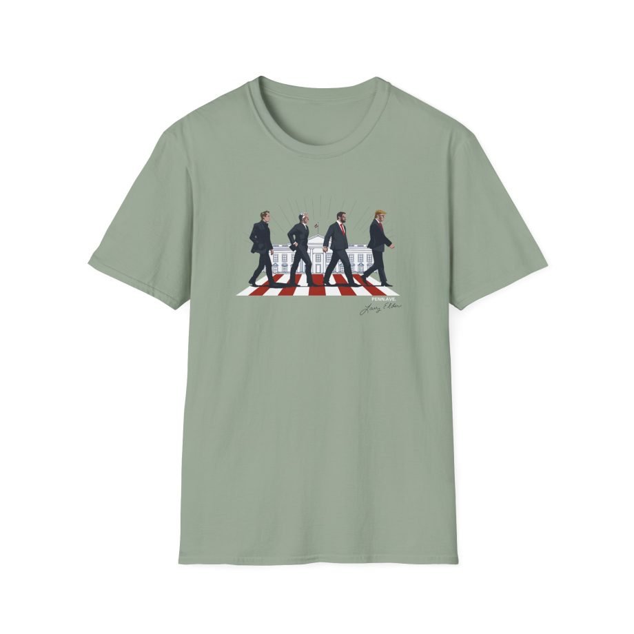 Larry Elder Abbey Road Vintage Band unisex softstyle t-shirt