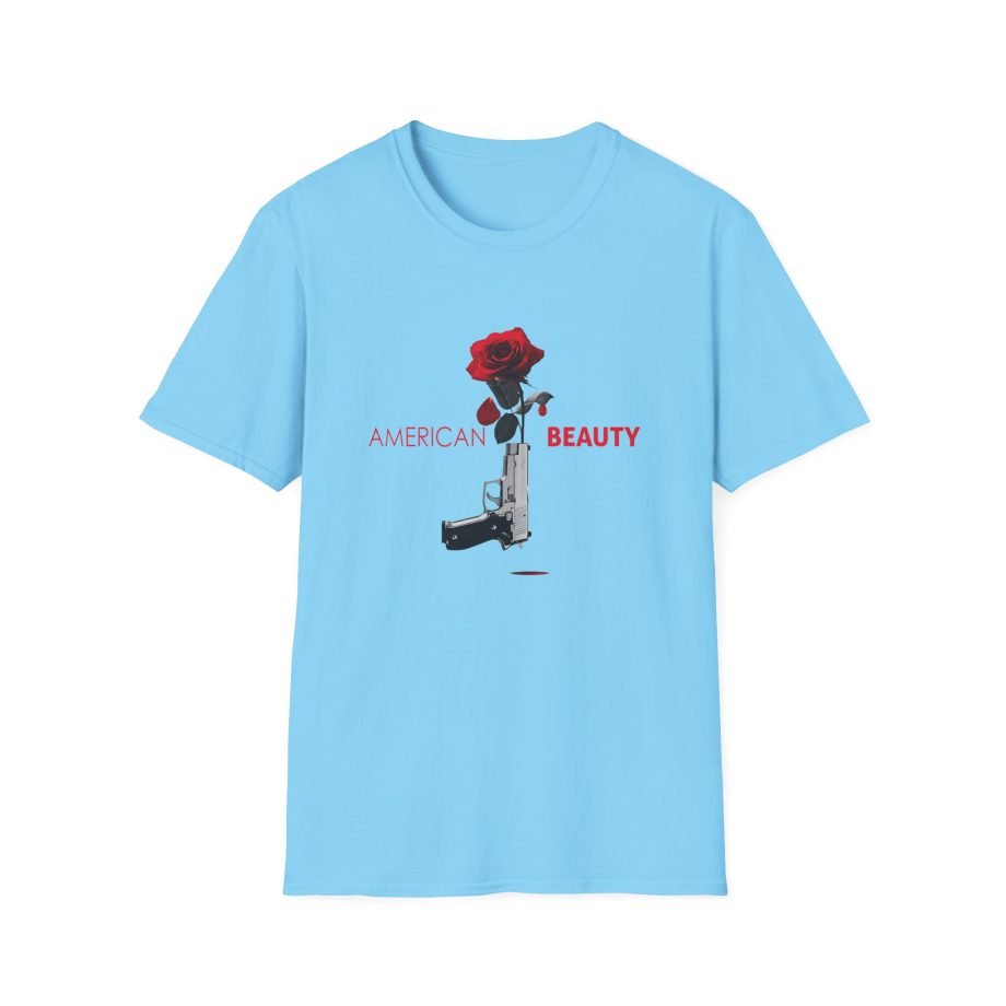 Annette Bening American Beauty Gun and Rose Unisex Softstyle T-Shirt