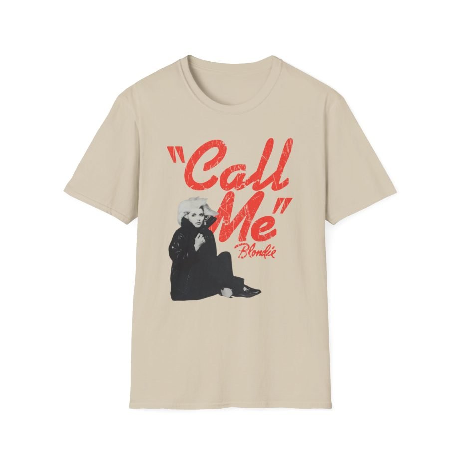 Blondie Call Me Unisex Softstyle T-Shirt