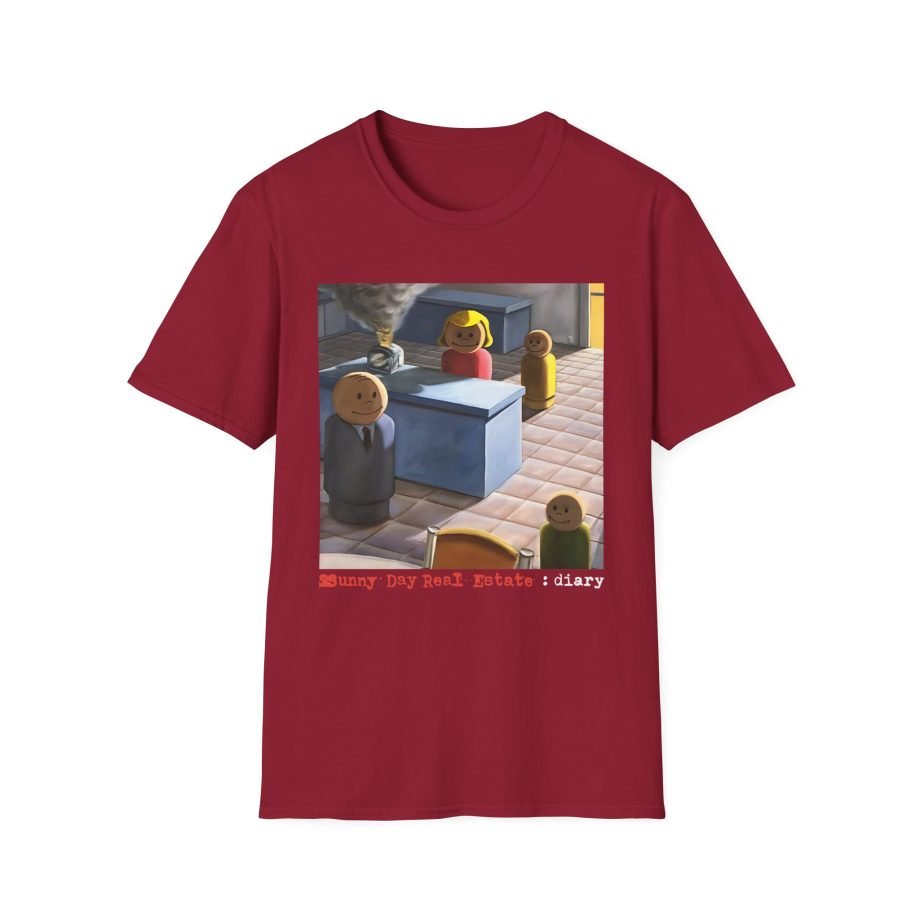 Sunny Day Real Estate Diary Lp Square Cover Unisex Softstyle T-Shirt