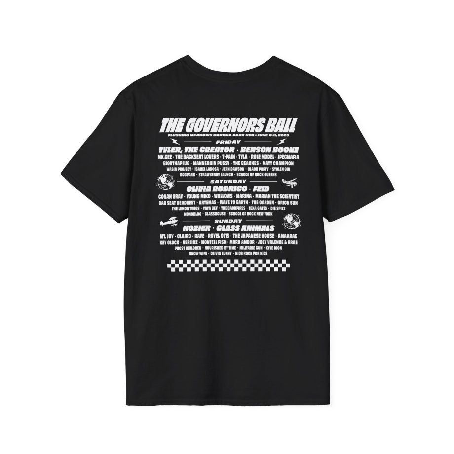 Gov Ball Gbny Liberty Skull Unisex Softstyle T-Shirt