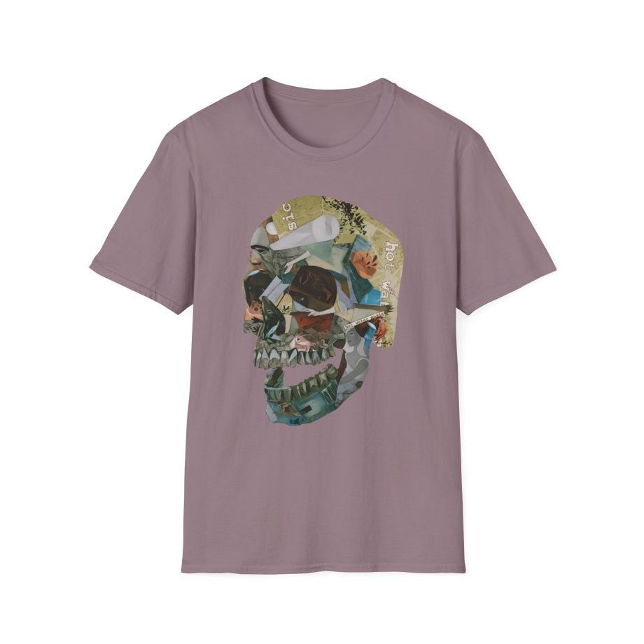 Hot Water Music Album Collage Skull Unisex Softstyle T-Shirt
