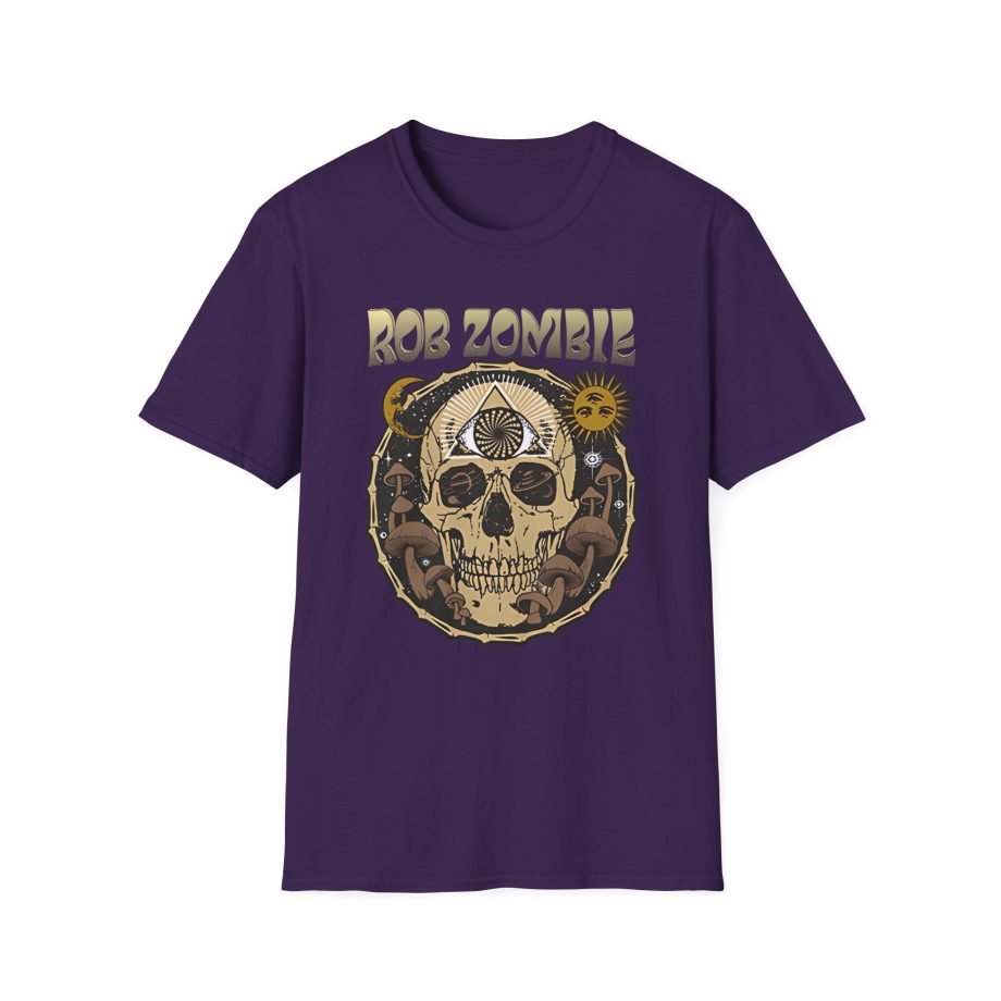 Rob Zombie Lsd Skull Unisex Softstyle T-Shirt