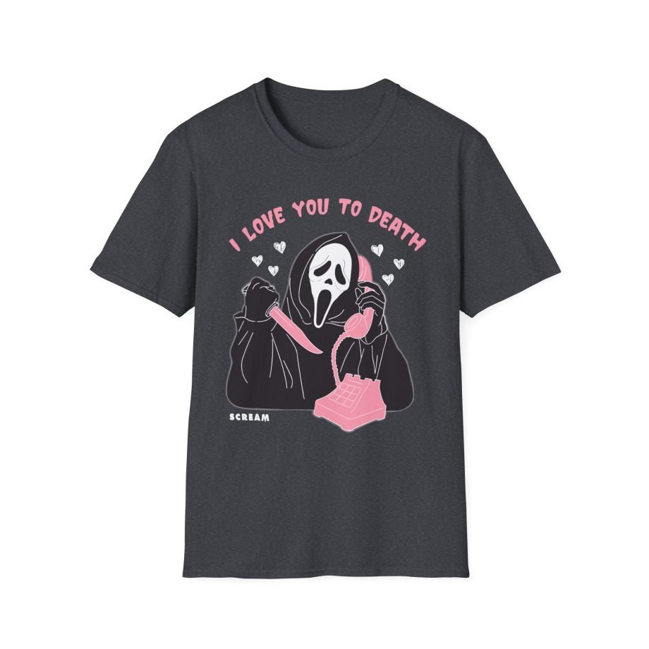 Ghostface Love You To Death Unisex Softstyle T-Shirt