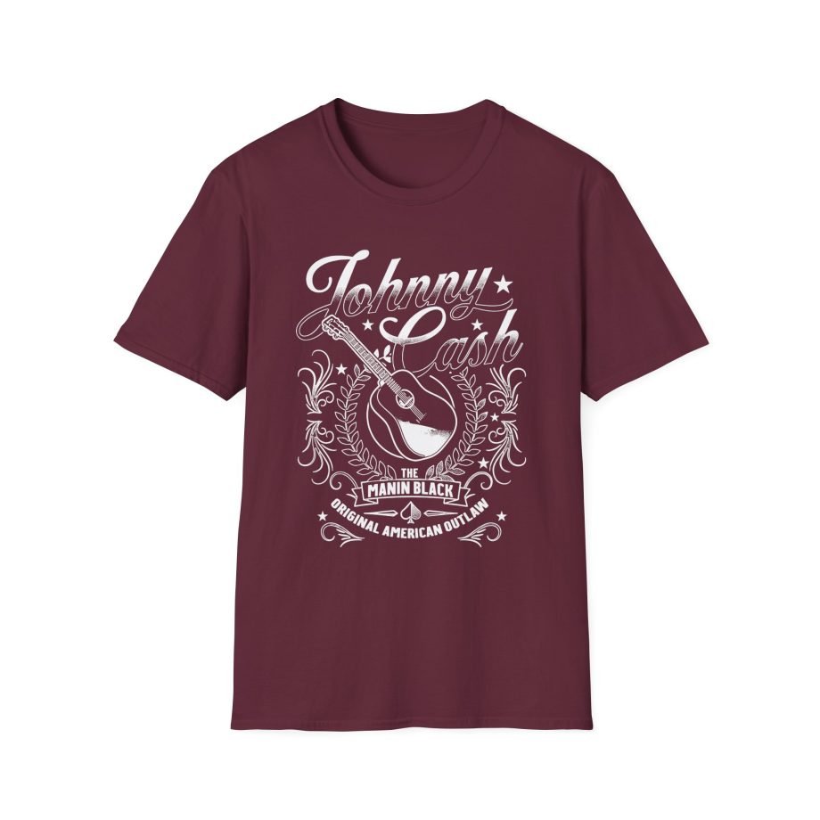 Johnny Cash Man in Black Guitar unisex t-shirt