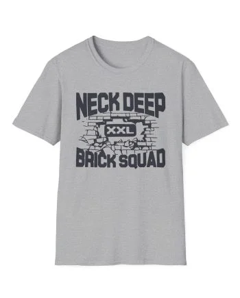 Neck Deep Brick Squad Unisex Softstyle T-Shirt