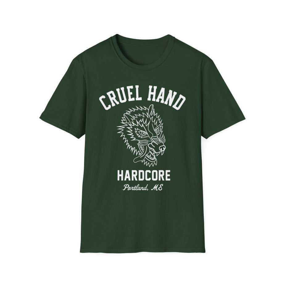 Cruel Hand Wolf Head Unisex Softstyle T-Shirt
