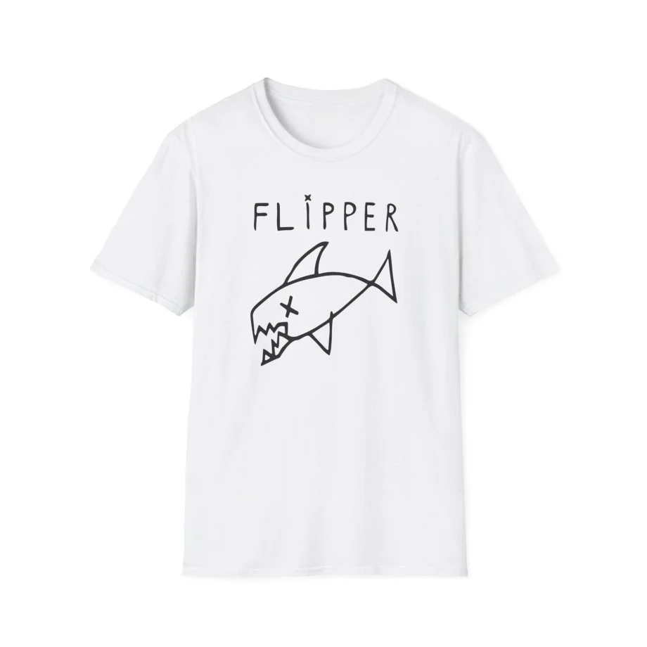 Flipper Long Fish Unisex Softstyle T-Shirt