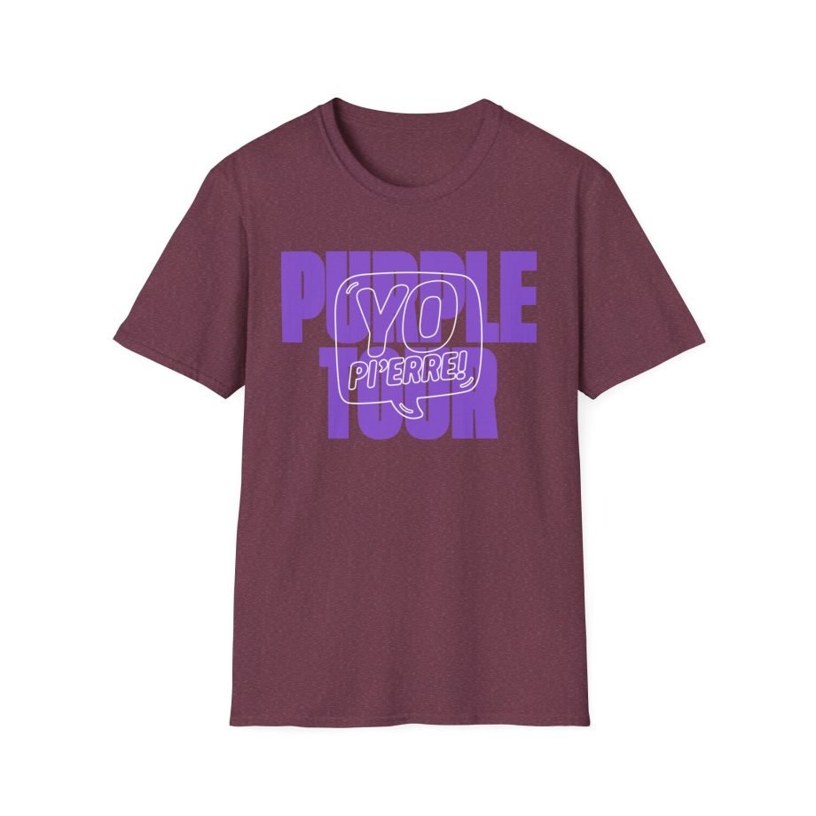 P B Purple Tour Unisex Softstyle T-Shirt