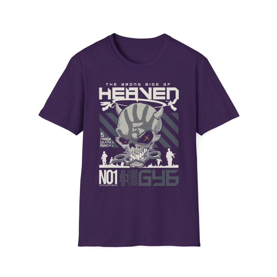 Five Finger Death Punch N01 Wrong Side of Heaven Anniversary Unisex Softstyle T-Shirt