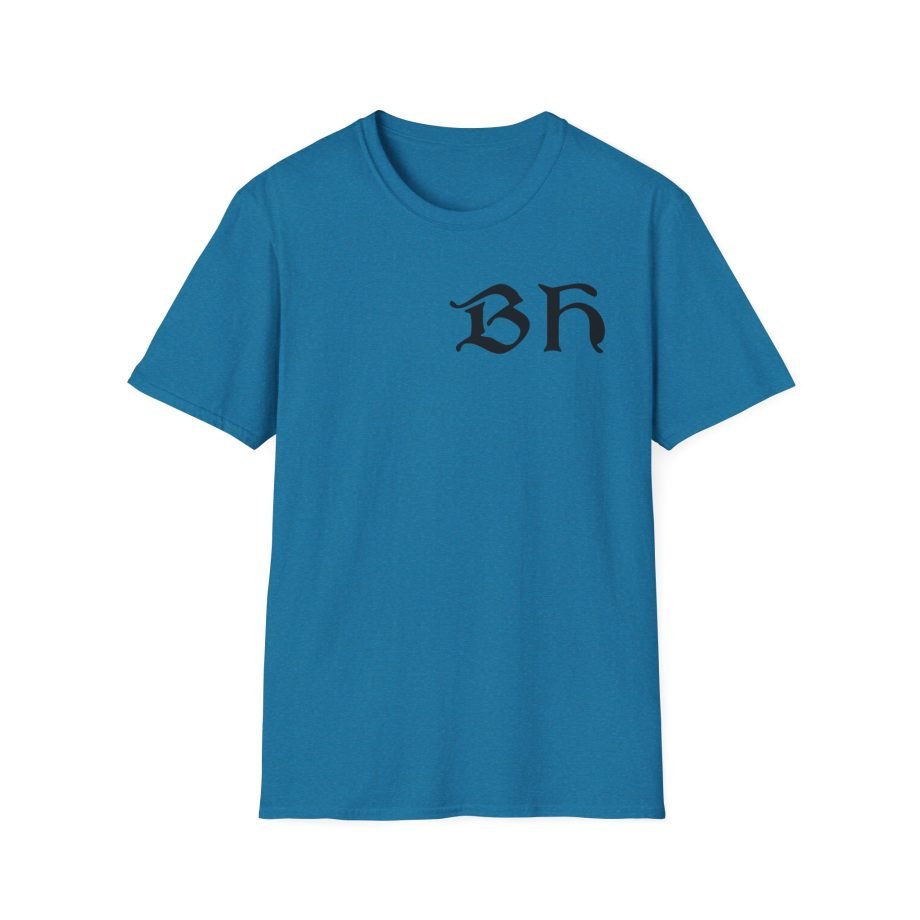 Beach House Rose Stained Glass Unisex Softstyle T-Shirt