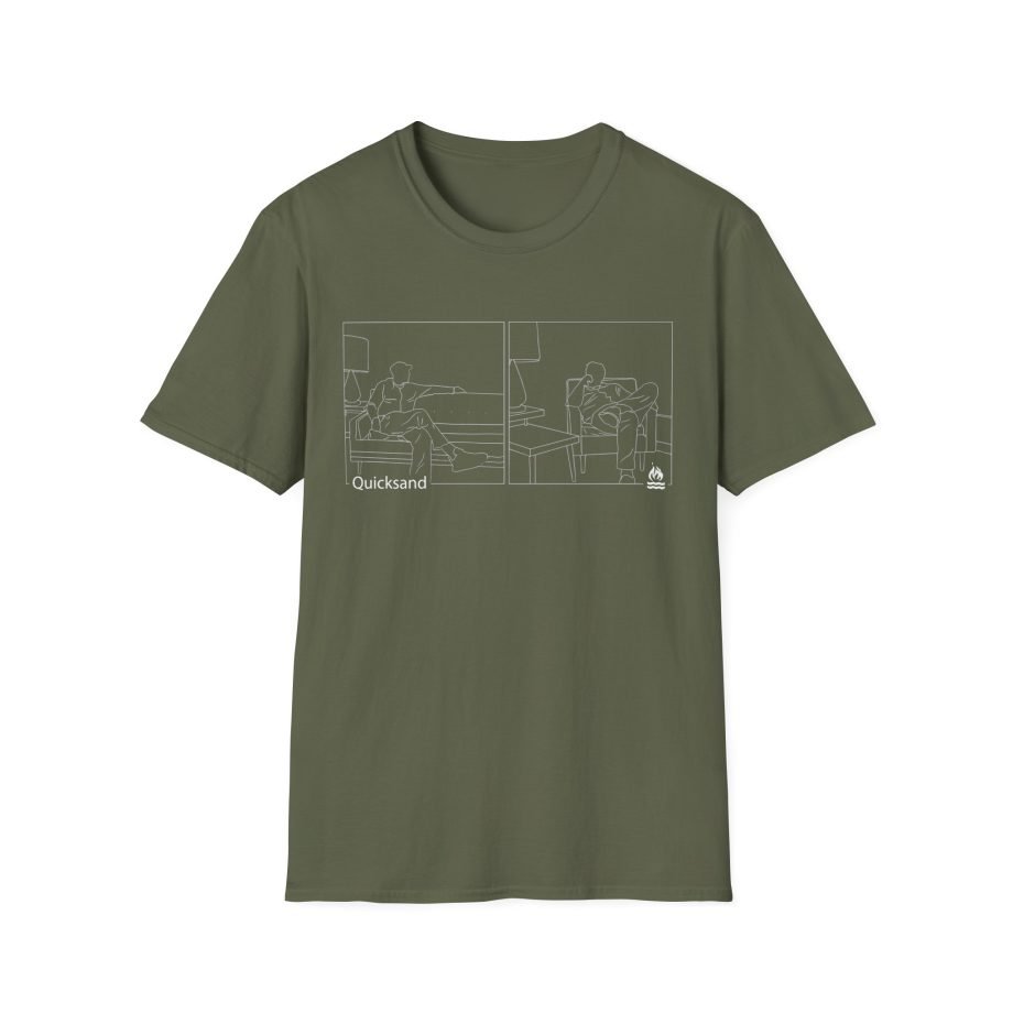 Hot Water Music Quicksand Split Unisex Softstyle T-Shirt
