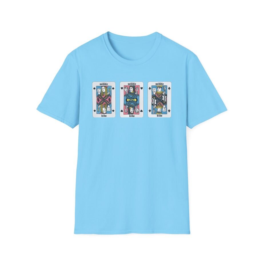 Middle Kids Playing Cards Unisex Softstyle T-Shirt