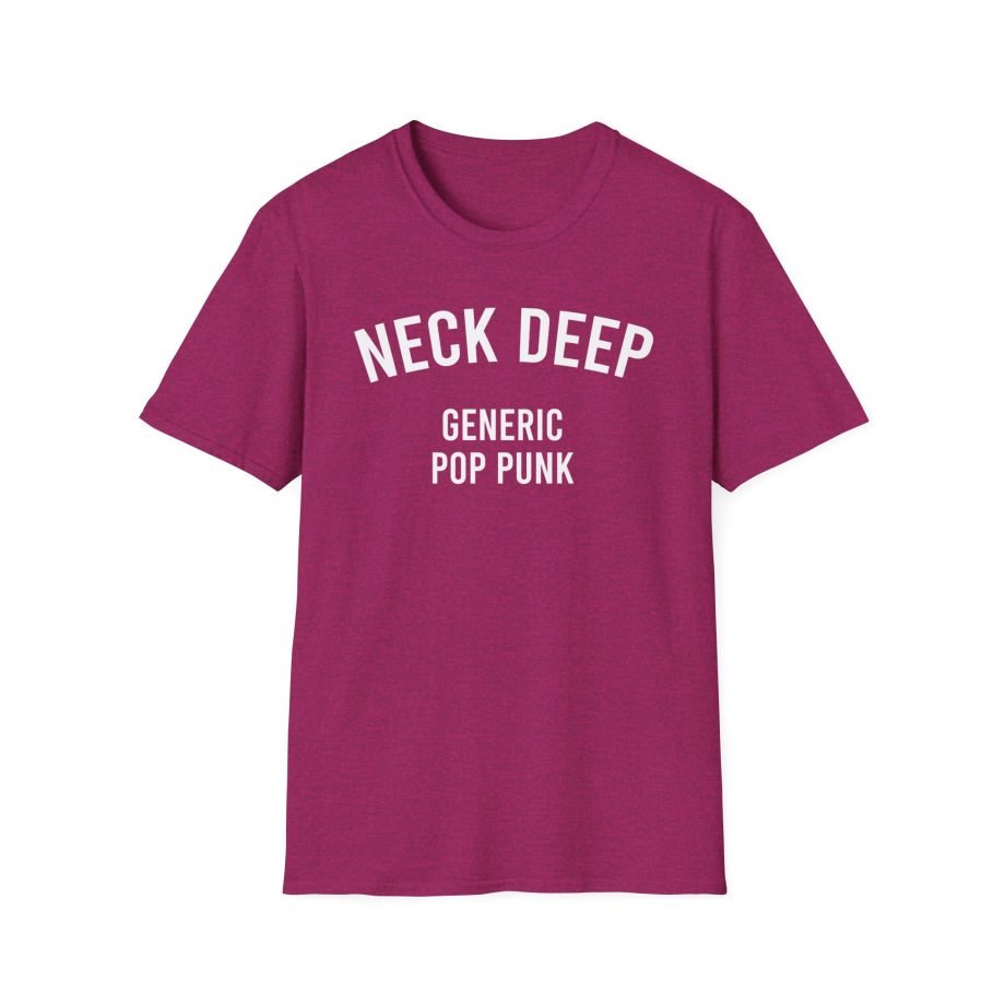 Neck Deep Generic Pop Punk Unisex Softstyle T-Shirt