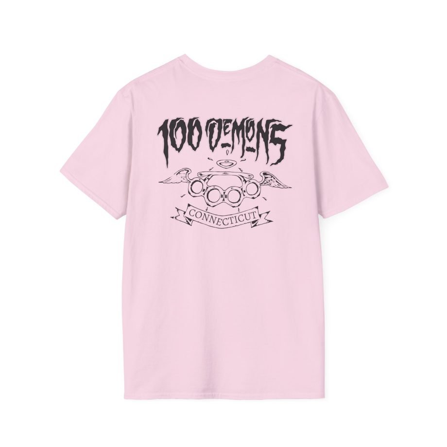 100 Demons Connecticut Hardcore Unisex Softstyle T-Shirt