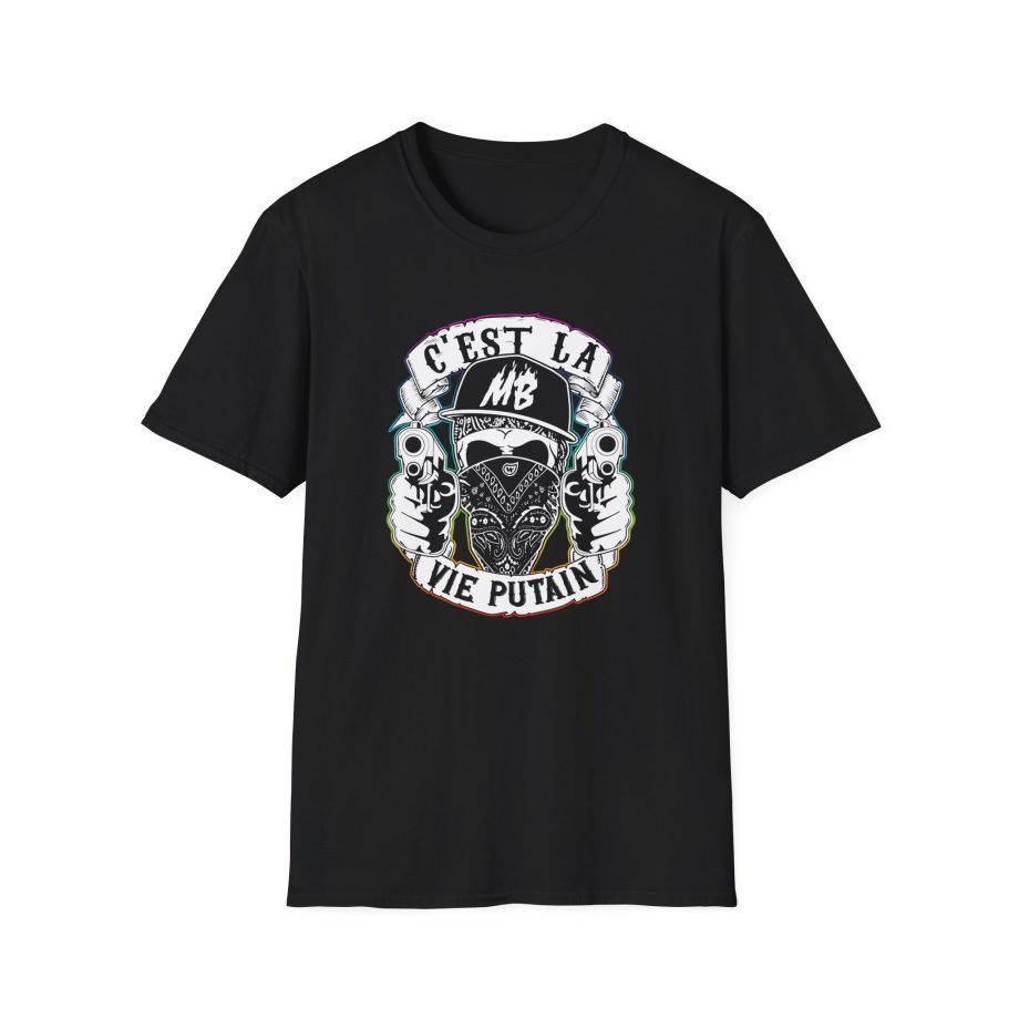 Montana Black C'est La Vie Putain Unisex Softstyle T-Shirt