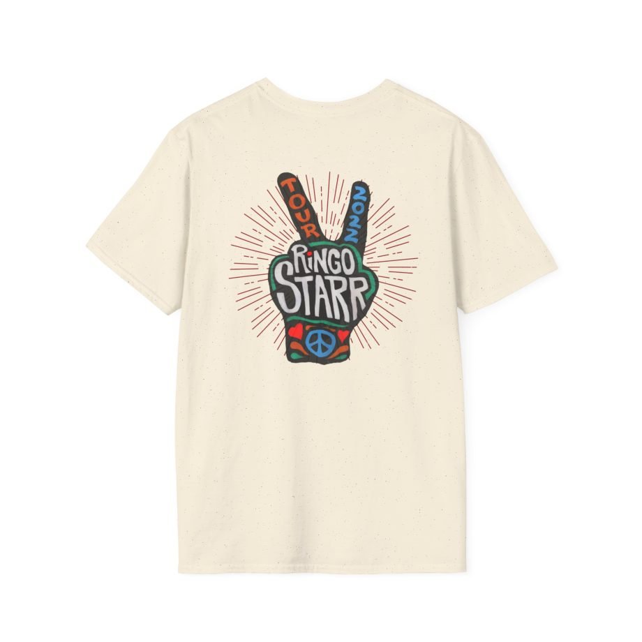 Ringo Starr Peace Illustration Unisex Softstyle T-Shirt
