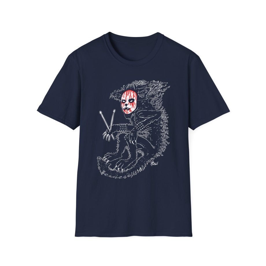 Murderdolls Joey Jordison Joey Cat Blood Mask Unisex Softstyle T-Shirt
