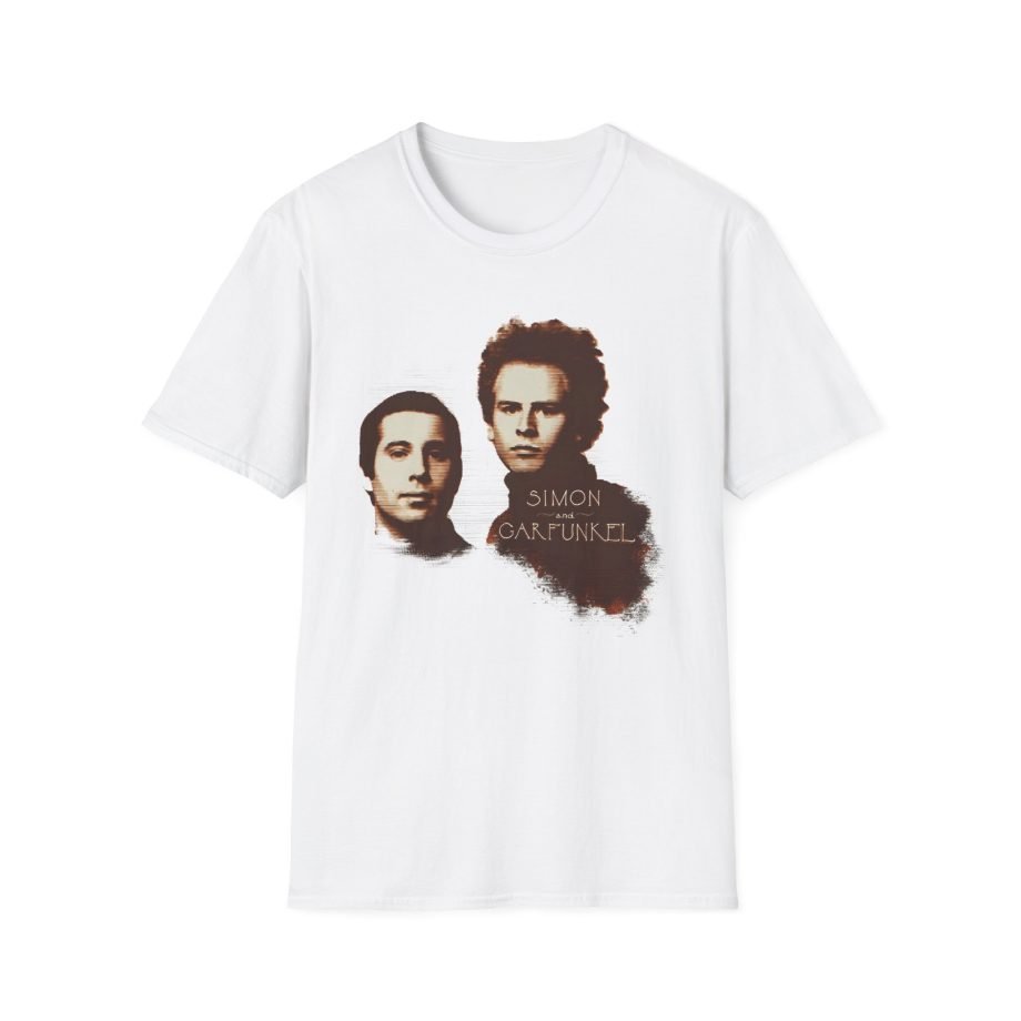 Simon and Garfunkel Faces Unisex Softstyle T-Shirt
