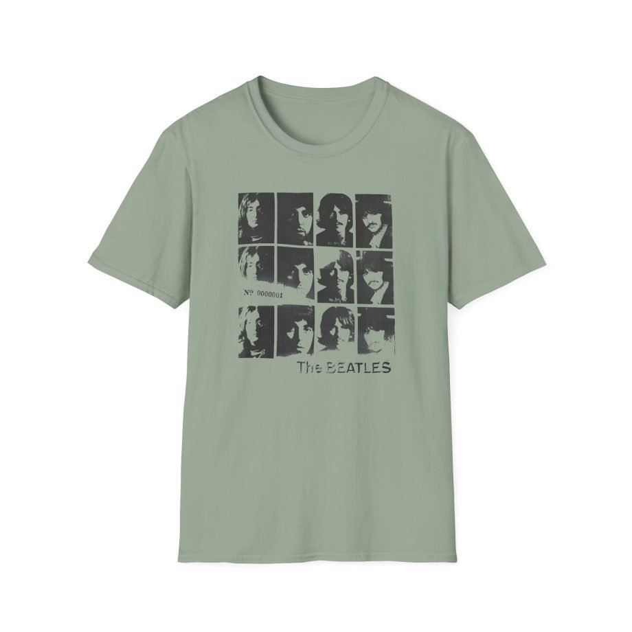 The Beatles Album Distressed Grid Unisex Softstyle T-Shirt