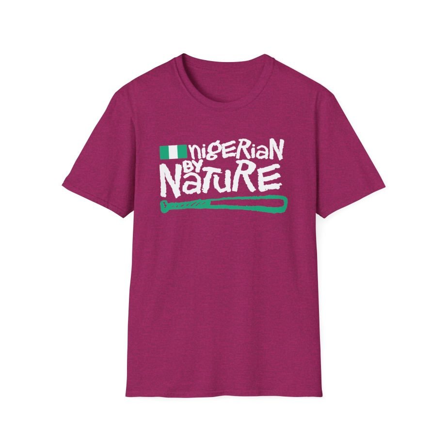 Naughty by Nature Nigerian by Nature Unisex Softstyle T-Shirt