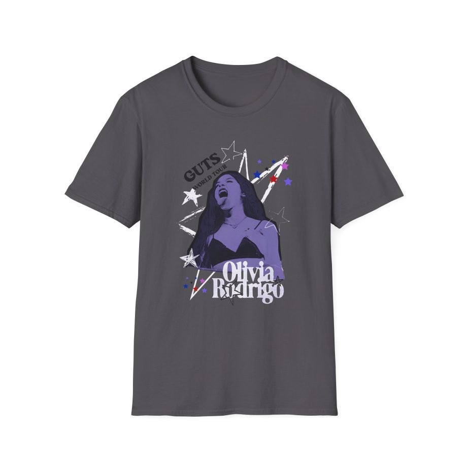 Olivia Rodrigo GUTS world tour unisex softstyle t-shirt