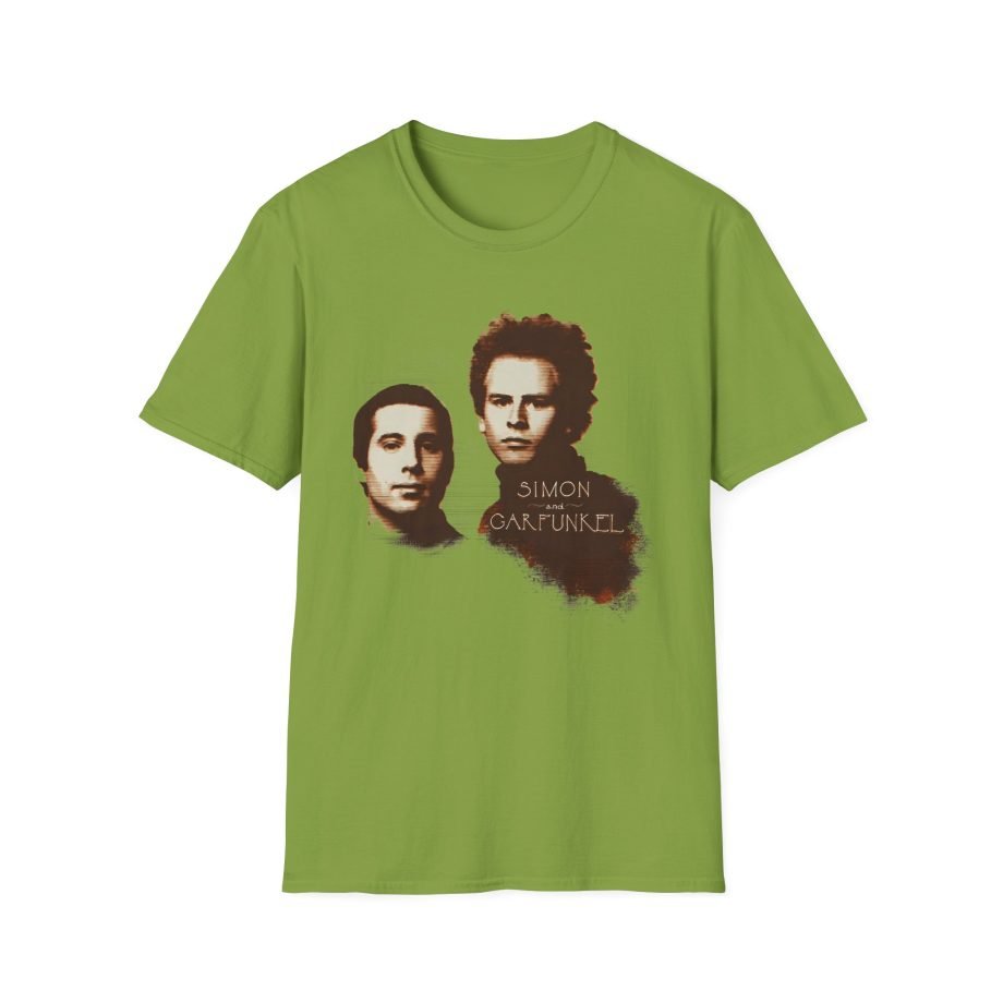 Simon and Garfunkel Faces Unisex Softstyle T-Shirt