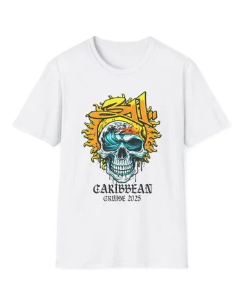 311 Caribbean Cruise 2025 Skull Unisex Softstyle T-Shirt