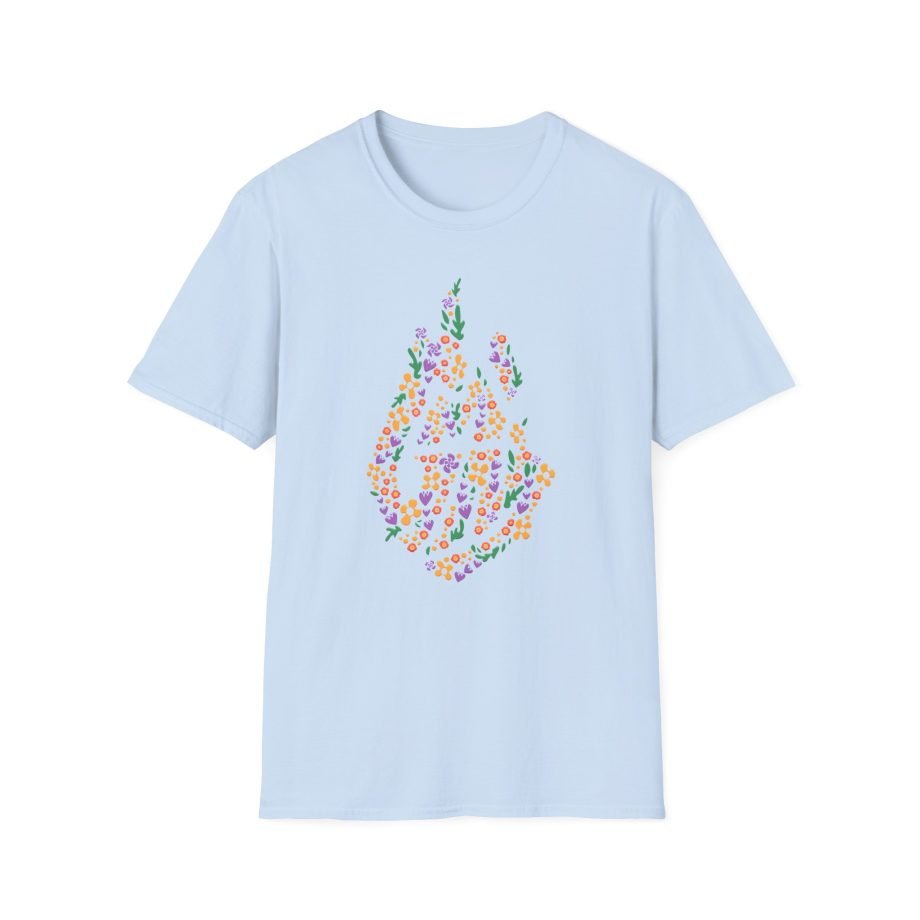 Good Mythical Morning Floral Flame unisex softstyle t-shirt