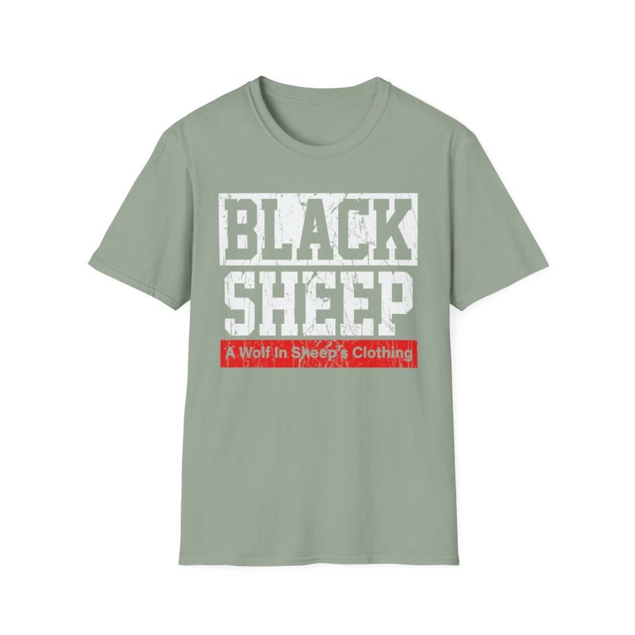 Black Sheep Wolf In Sheep's Unisex Softstyle T-Shirt