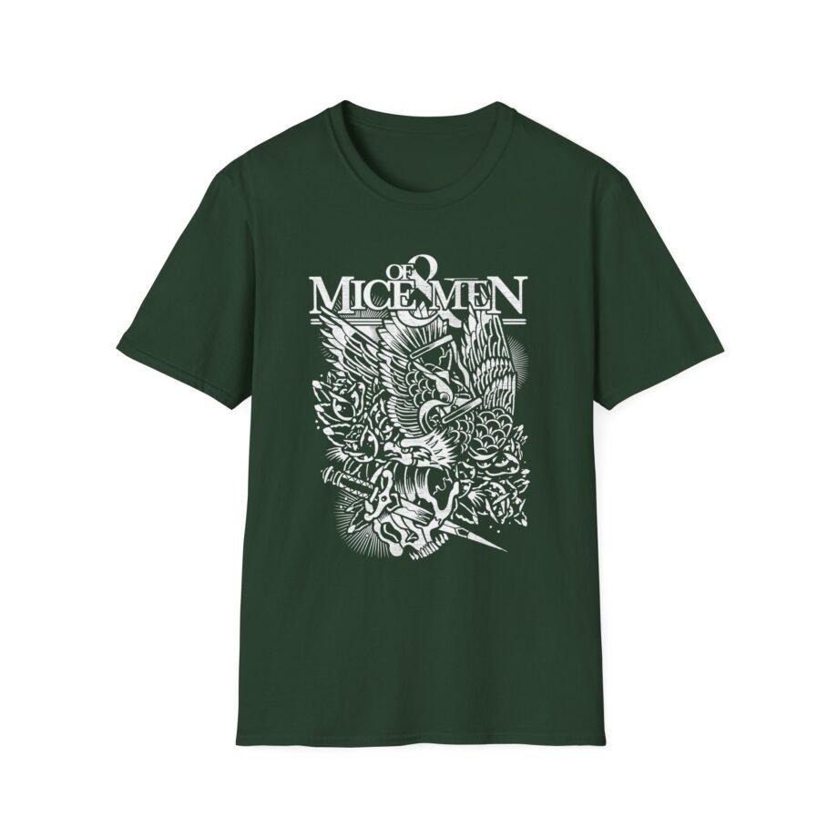 Of Mice and Men Throwback Eagle Unisex Softstyle T-Shirt