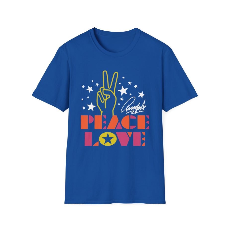 Ringo Starr Peace & Love Peace Sign Unisex Softstyle T-Shirt