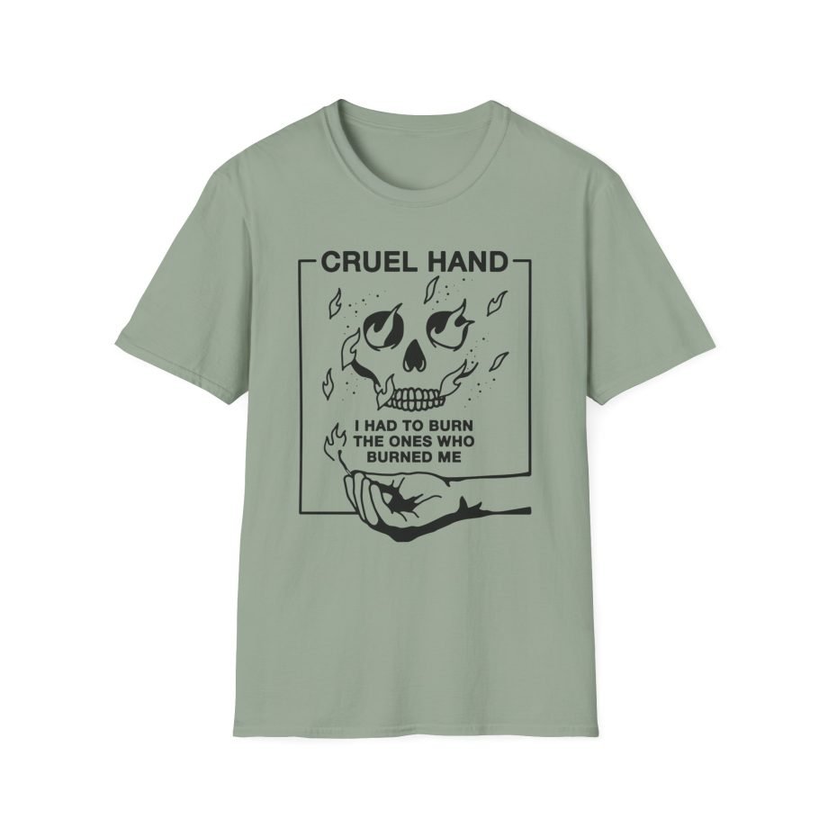 Cruel Hand Gasoline Skull Unisex Softstyle T-Shirt,