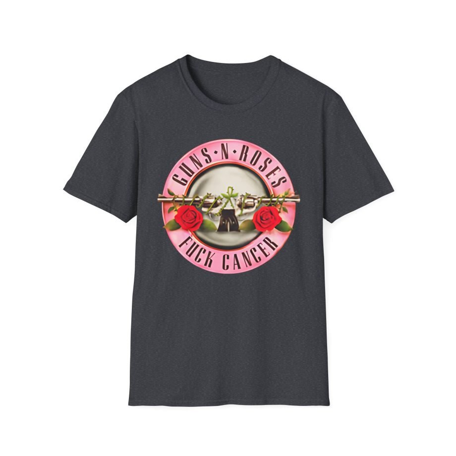 Guns N Roses Fuck Breast Cancer Unisex Softstyle T-Shirt