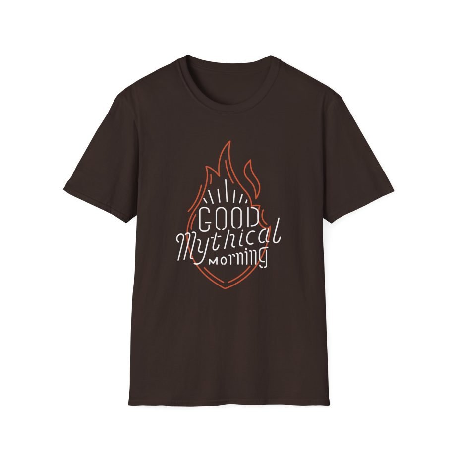 Good Mythical Morning Neon Sign unisex softstyle t-shirt