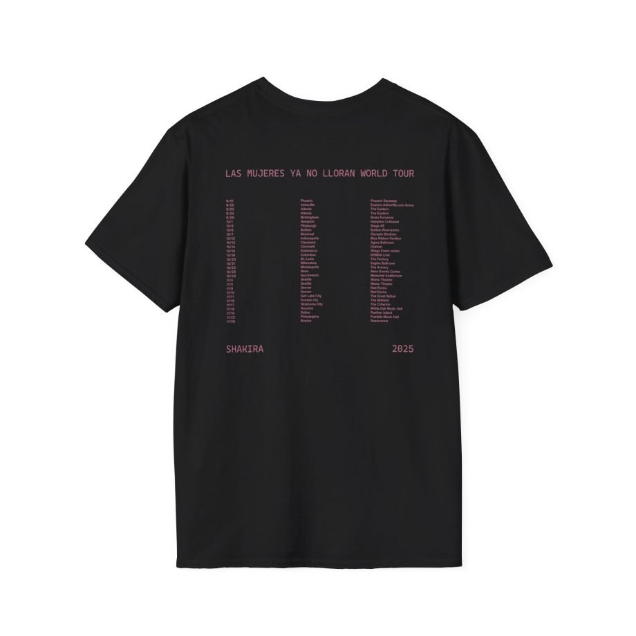 Shakira LMYNL World Tour Unisex Softstyle T-Shirt