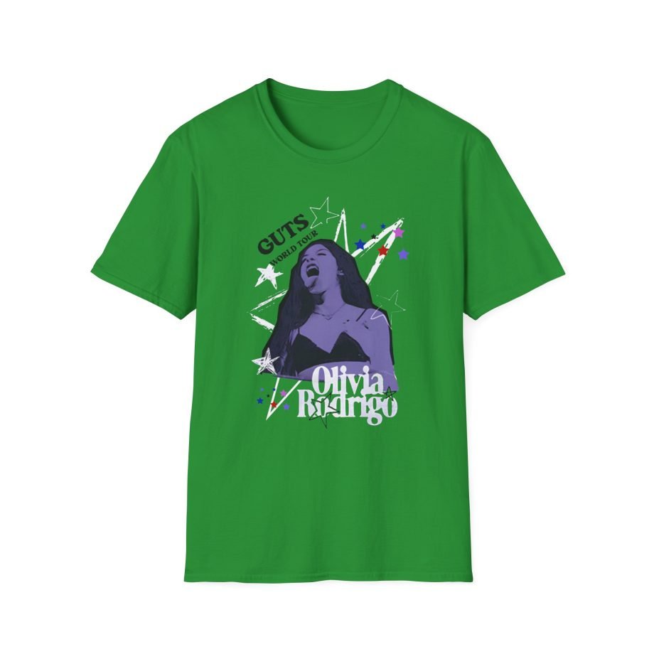 Olivia Rodrigo GUTS world tour unisex softstyle t-shirt
