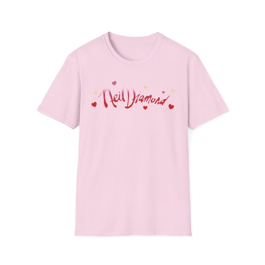 Neil Diamond Logo Heart Unisex Softstyle T-Shirt