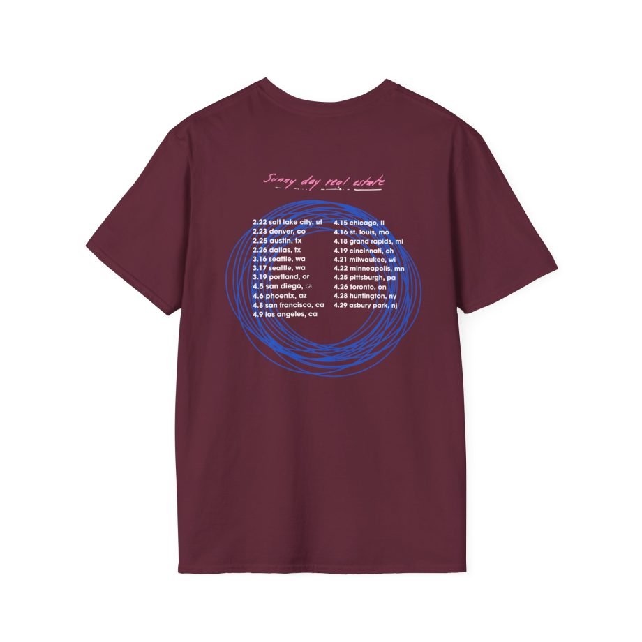Sunny Day Real Estate 2023 Paper Planes Tour Unisex Softstyle T-Shirt