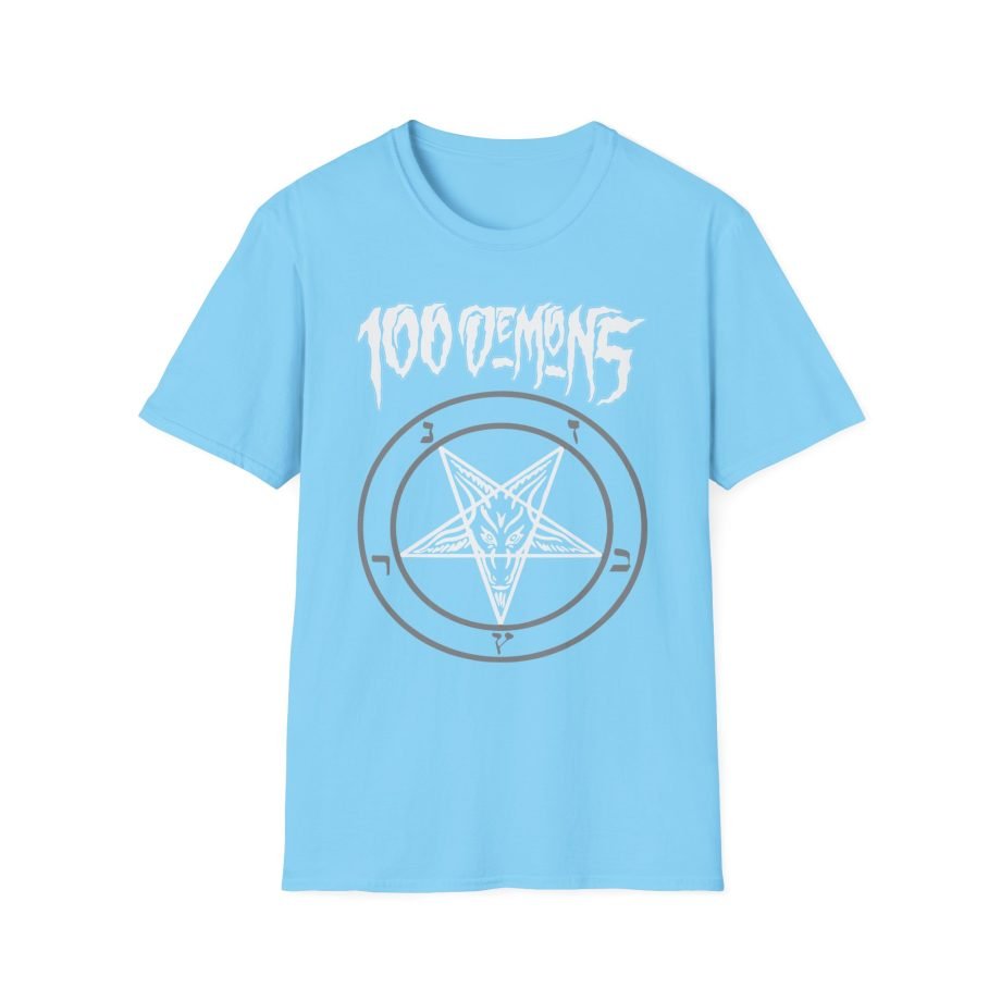 100 Demons Pentagram Unisex Softstyle T-Shirt
